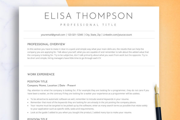A Practical Guide to the Simple Resume Template for Word and Google Docs