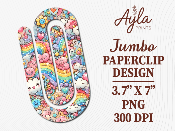 Adorable Functionality: How to Use a Cute Pastel Kawaii Jumbo Paperclip PNG