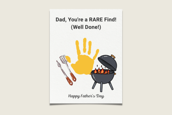 BBQ Handprint Father's Day Art: A Personalized Tribute to the Grill Master