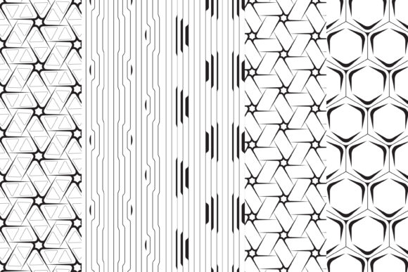 Exploring the Versatility of the Seamless Geometric Pattern Set for Modern Design