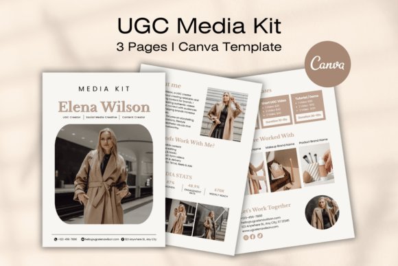How a UGC Media Kit Canva Template Elevates Your Creator Career