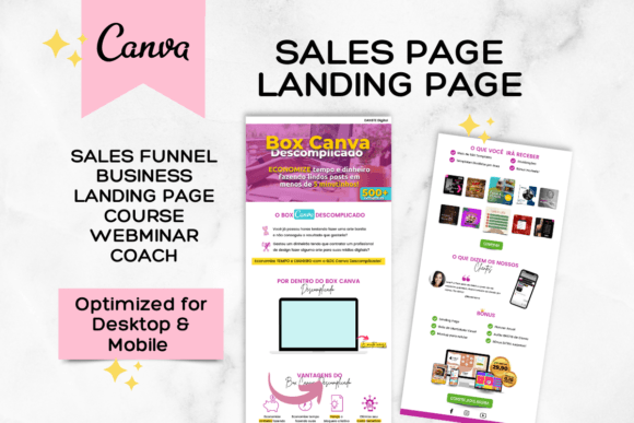Launch Your Offer Effortlessly with the Minimalistic Canva Sales Page Template