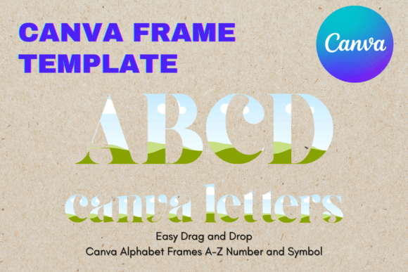 Mastering Custom Typography: A Practical Guide to Canva Letters Frame Alphabet TemplateC22