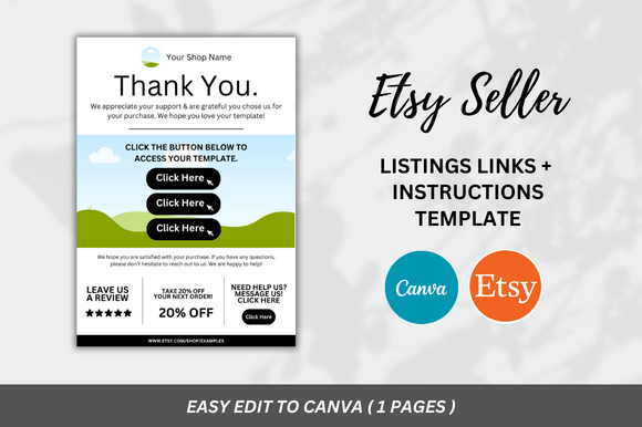 Mastering Etsy Seller Instructions: A Guide to Boosting Sales with Professional Digital Templates