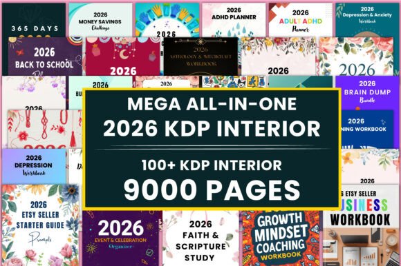 Mega All-in-One 2026 KDP Interiors: Your Launchpad for a Year of Publishing