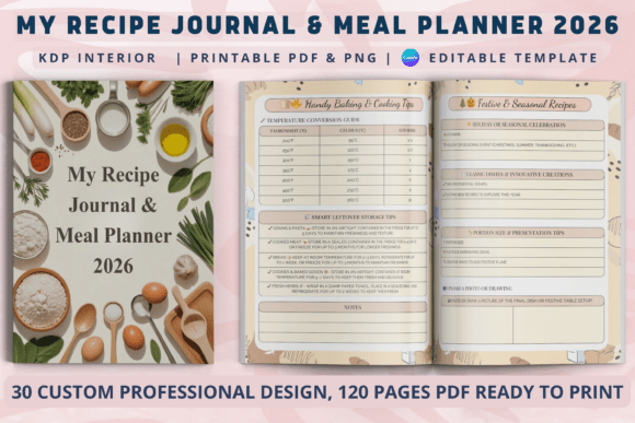 My Recipe Journal Meal Planner 2026: Your Ultimate Kitchen Companion