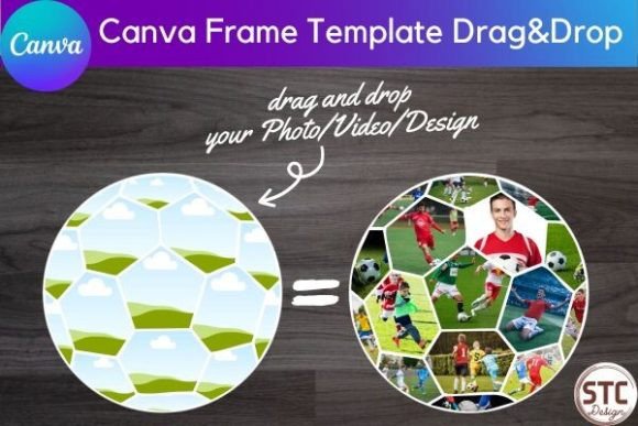 Soccer Photo Collage Canva Frame: Design & Print with Ease