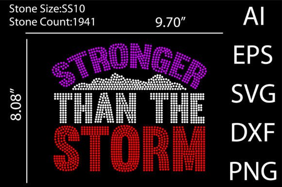 Stronger Than the Storm Rhinestone: Creative Design Guide