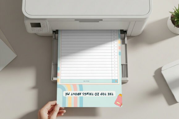Top View A4 Paper Mockup: Elevate Your Design Presentations