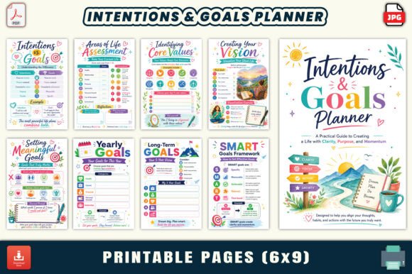 Transform Your Ambitions into Reality with the Intentions Goals Planner