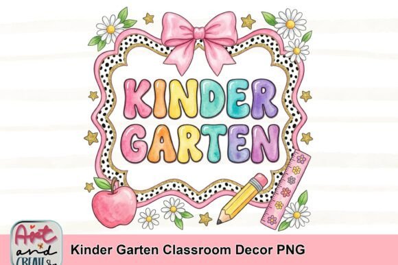Transform Your Learning Space: The Power of Kinder Garten Classroom Decor PNG