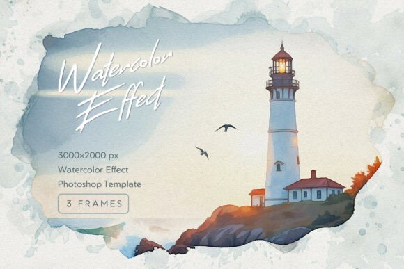 Transform Your Photos into Art: Mastering the Watercolor Frames Photoshop Effect