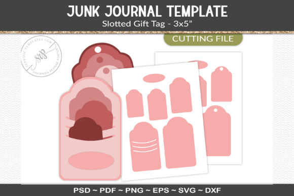 Unlocking Creative Potential with the Junk Journal Slotted Gift Tag Template