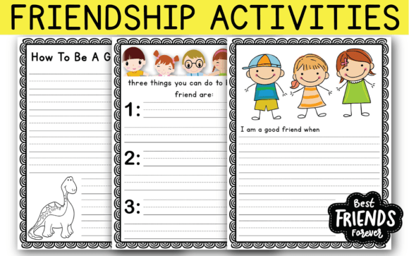 Valentine's Day Friendship Writing Cards: Inspire Kindness